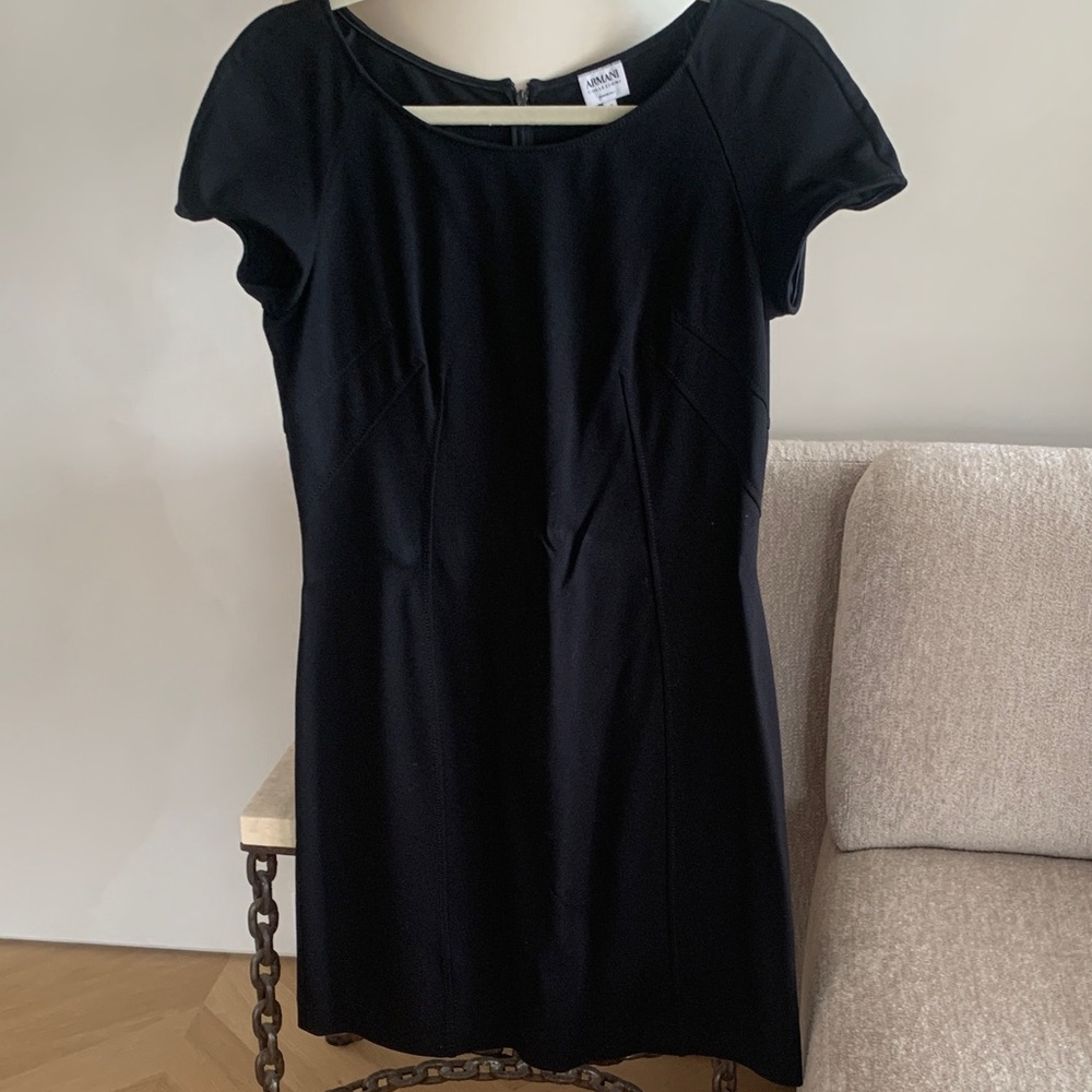 Armani Collezioni Classic Black Mini Dress